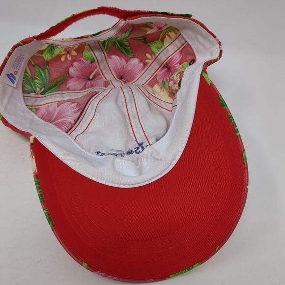 Cruise West Strapback Hat Multi One Size Adjustable Floral Hawaiian HG - Picture 6 of 8